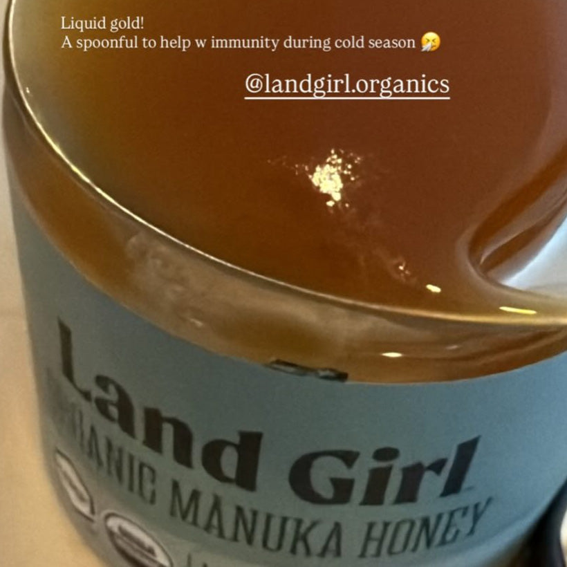 Liquid Gold! A spoonful to help with immunity during cold season.